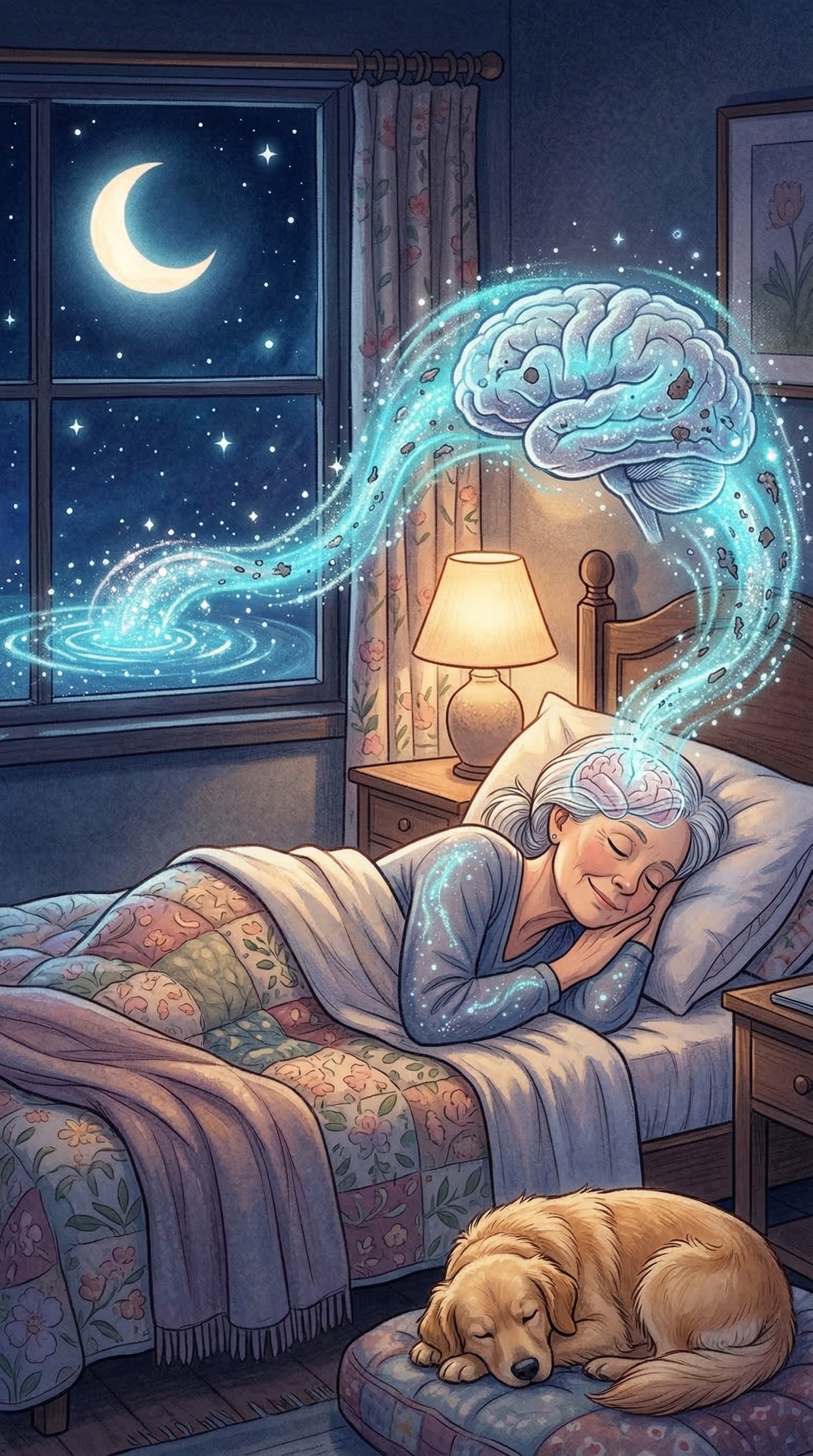 뇌의 독소를 씻어내는 밤의 마법