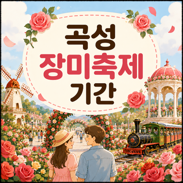 곡성 장미축제 기간