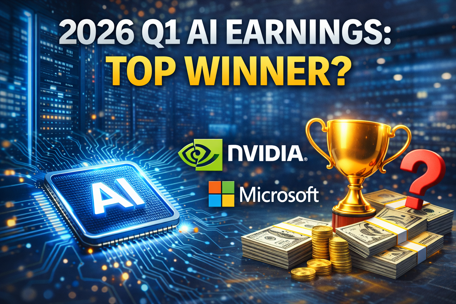 2026년 1분기 AI 실적 발표 이후 진짜 수혜주는 누구인가 관련 이미지