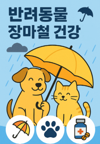 반려동무 장마철 건강관리