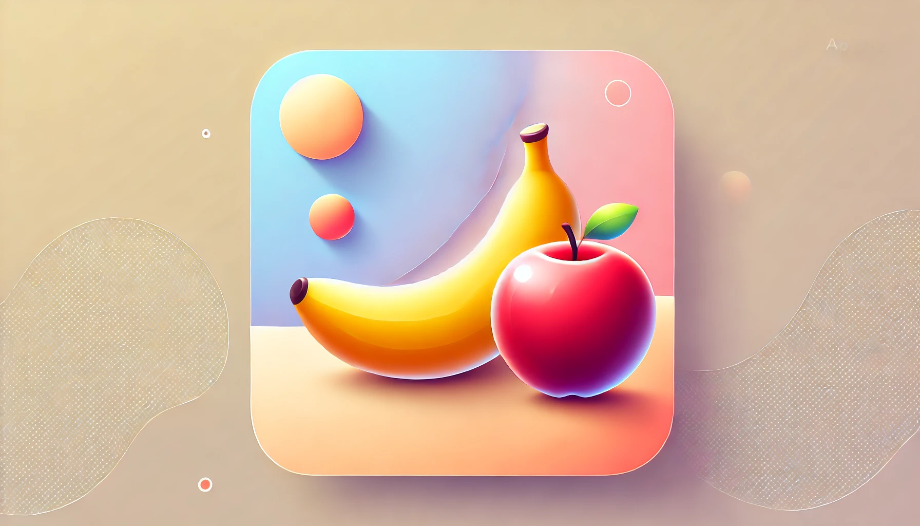 바나나, 사과와 관련된 사진