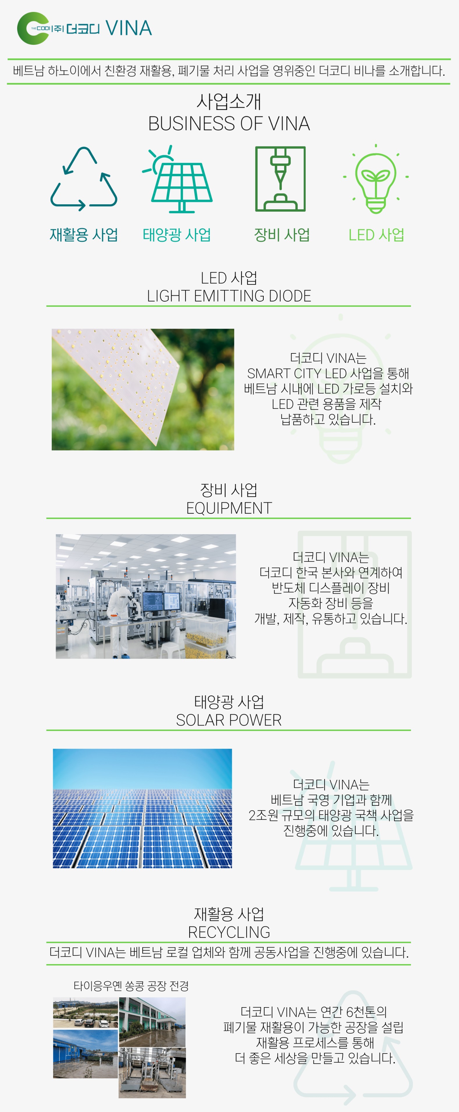 더코디 해외사업