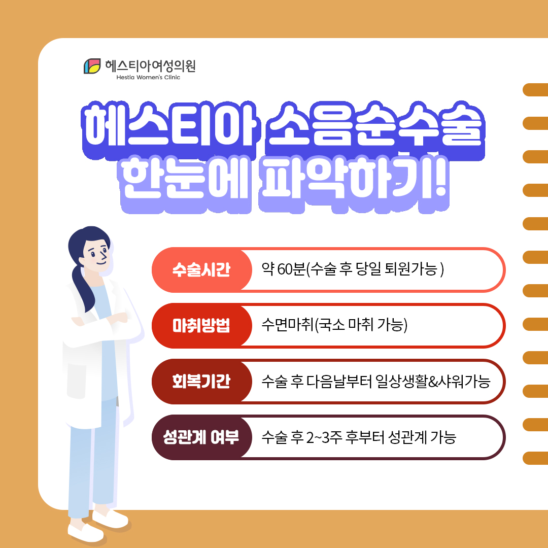 헤스티아 소음순수술 한눈에 파악하기