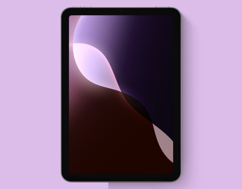 iPadOS 18 보라색 배경화면