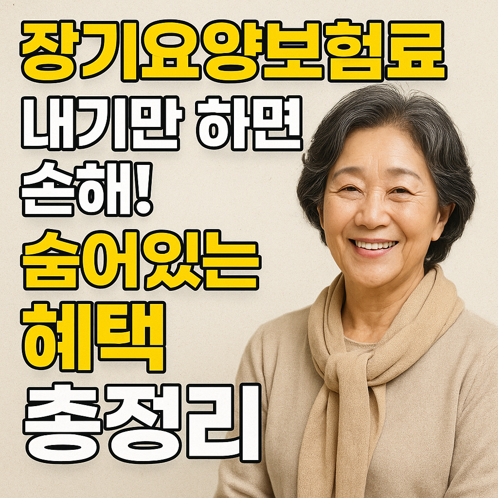 장기요양보험료, 납부만 했는데 어떤 혜택이?