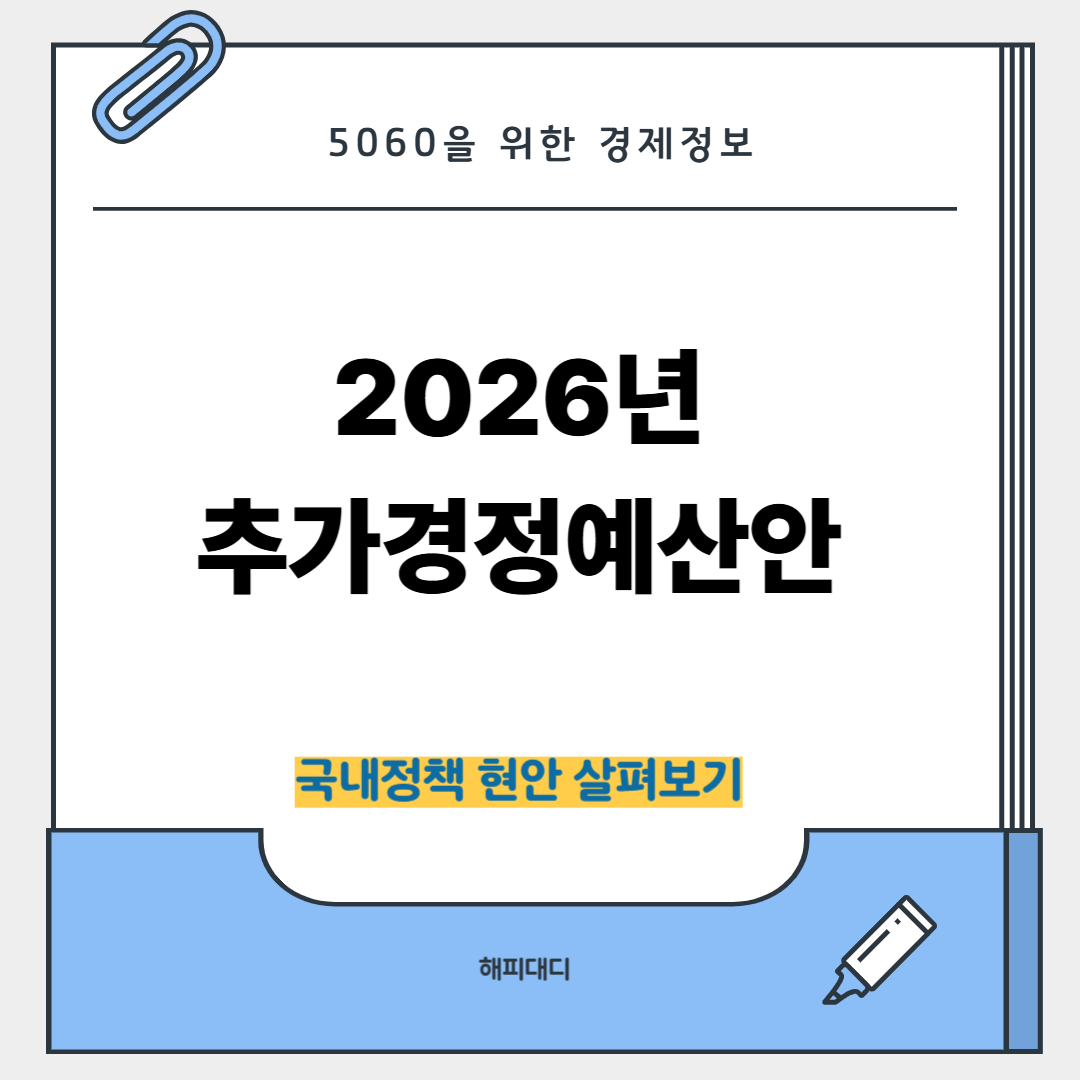 2026년 추가경정예산안