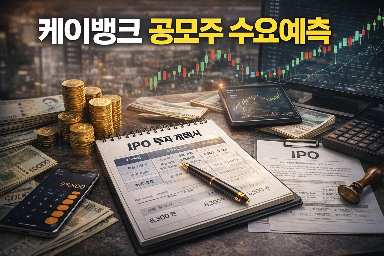 케이뱅크 공모주 청약일정과 수요예측