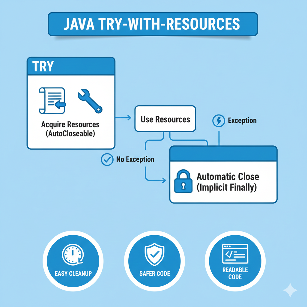 try-with-resources
