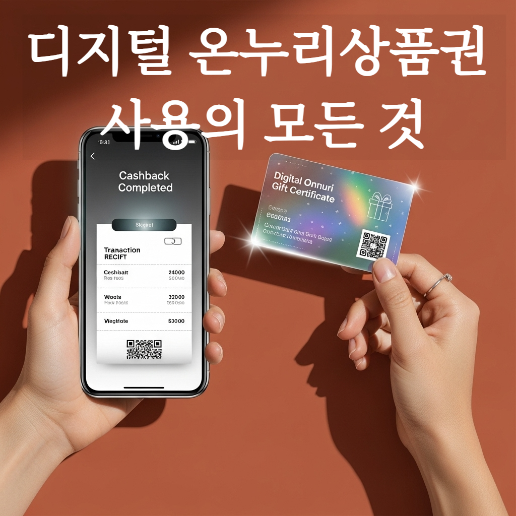 디지털 온누리상품권 사용하는 이미지