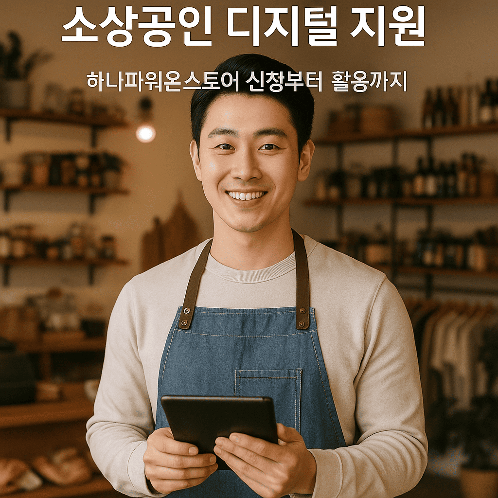 소상공인 디지털 지원 200만원, 하나파워온스토어 신청부터 활용까지