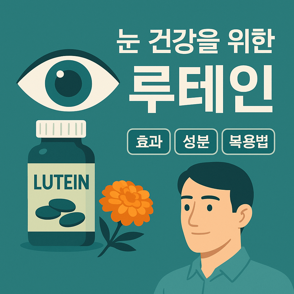 눈 건강을 위한 루테인 안내