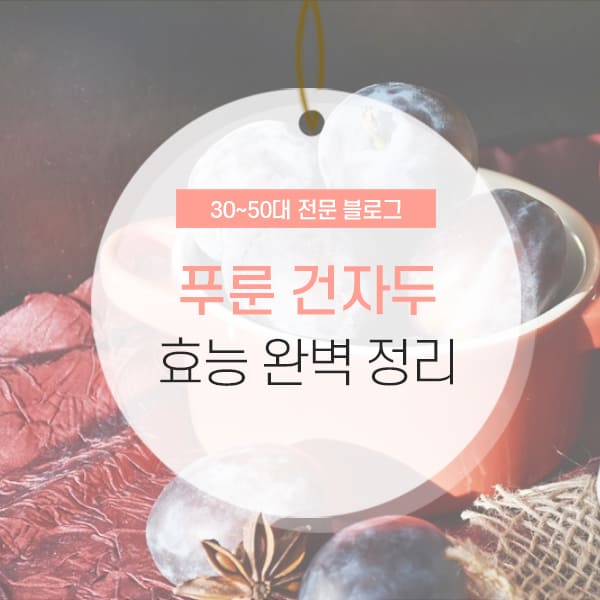 푸룬 건자두 효능 및 복용법 등 소개 컨텐츠