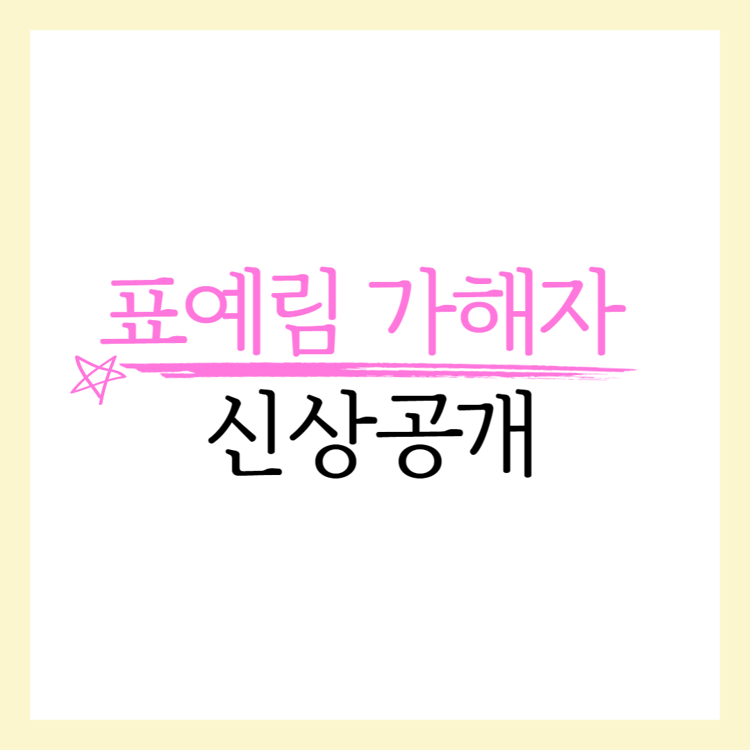 표예림 가해자 인스타 신상공개