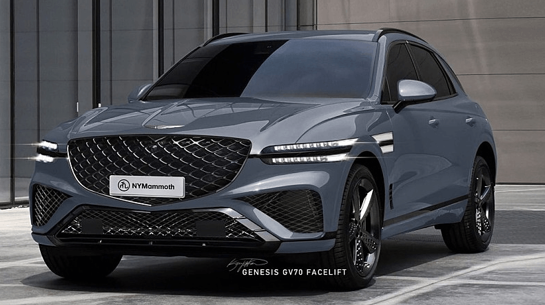 제네시스 GV70 페이스리프트 예상도