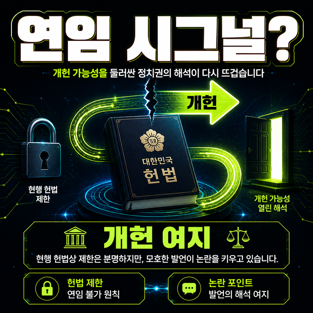연임 시그널?