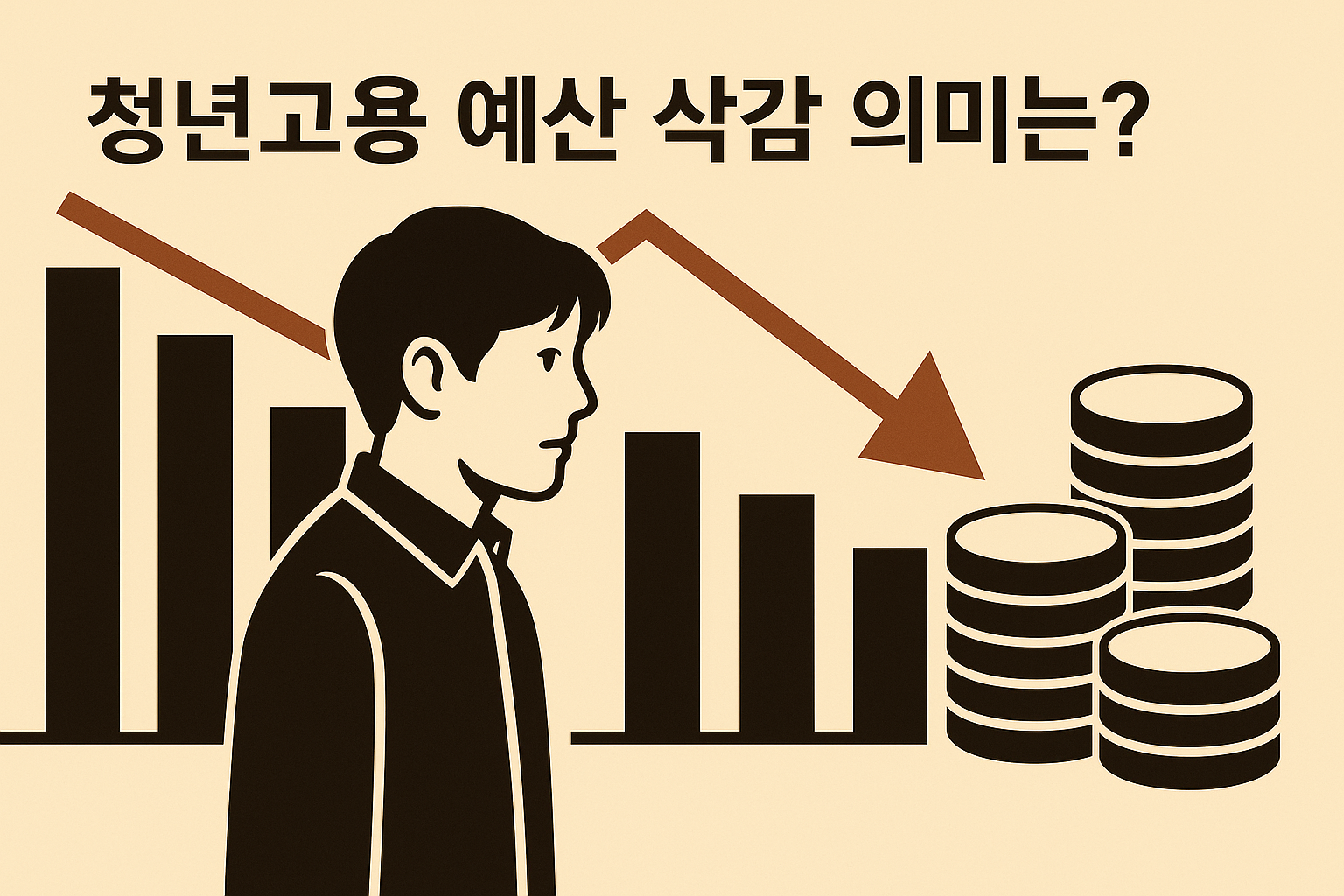 "청년고용 예산 삭감"에 대한 이미지입니다.