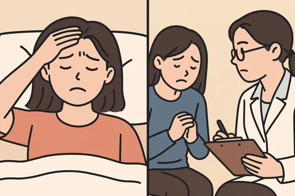 가짜 우울증과 진짜 우울증 구별