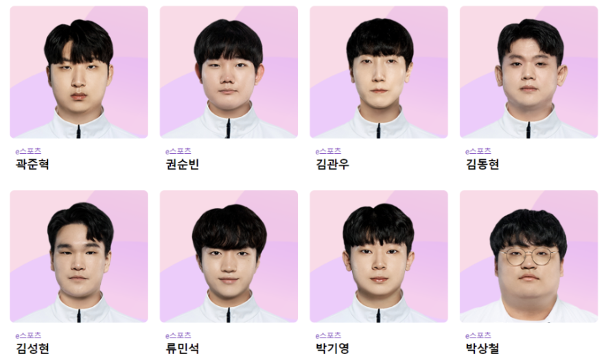항저우 아시안게임 e스포츠 대표팀 명단