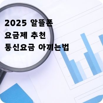 2025 알뜰폰 요금제 추천