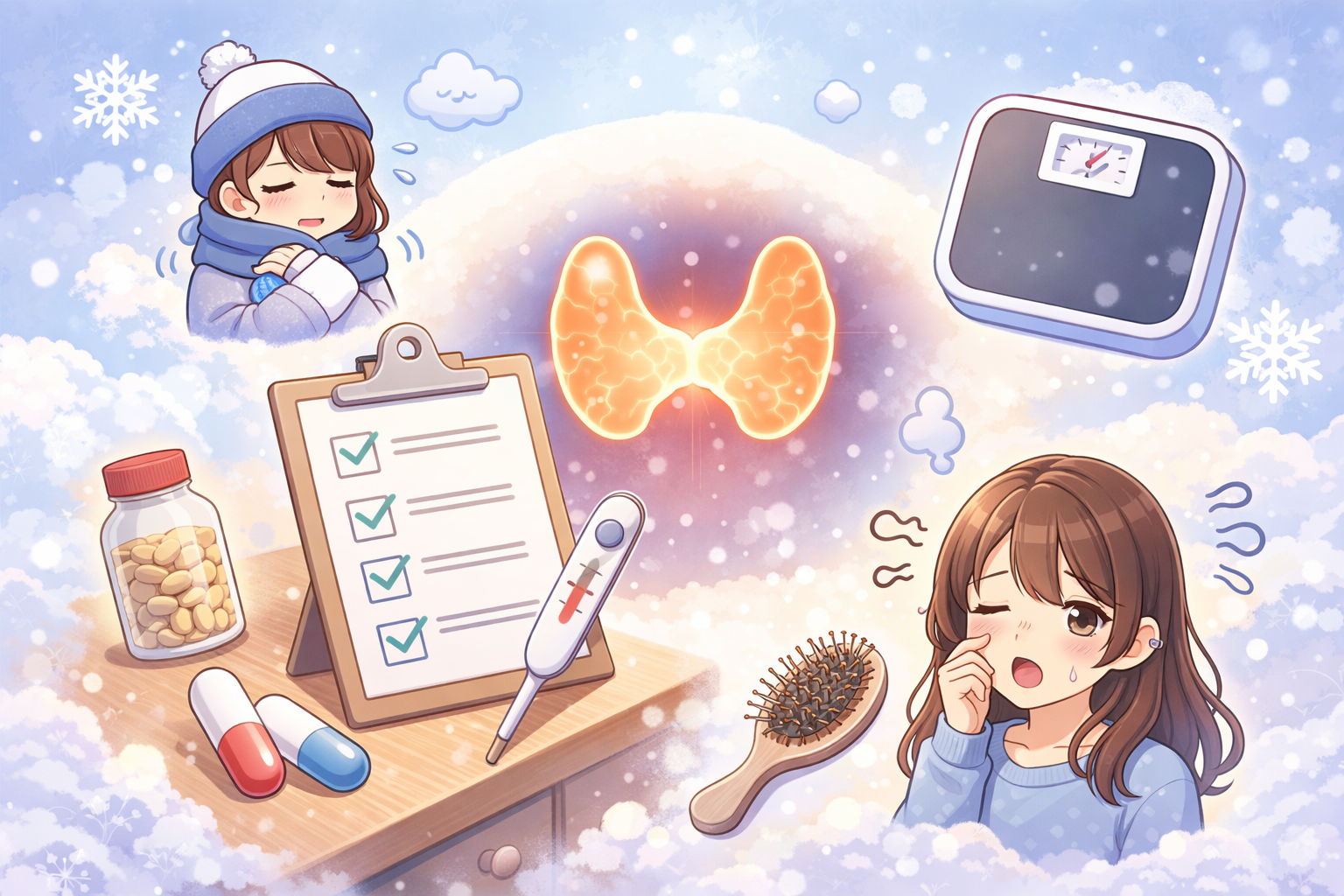 갑상선저하증 증상 체크