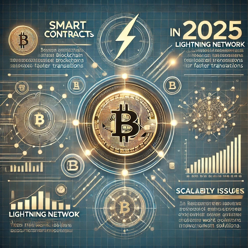2025년 비트코인의 기술적 진화 (스마트 계약, 라이트닝 네트워크, 확장성 문제)