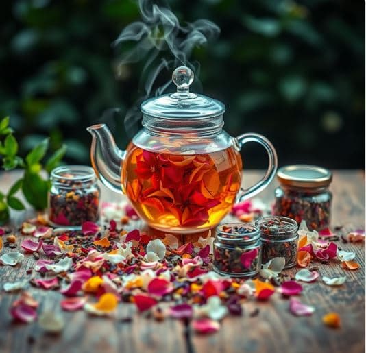 프랑스 – 꽃잎차와 블렌딩 티의 예술적 감성