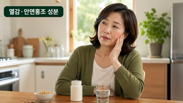 갱년기 열감과 안면홍조 영양제