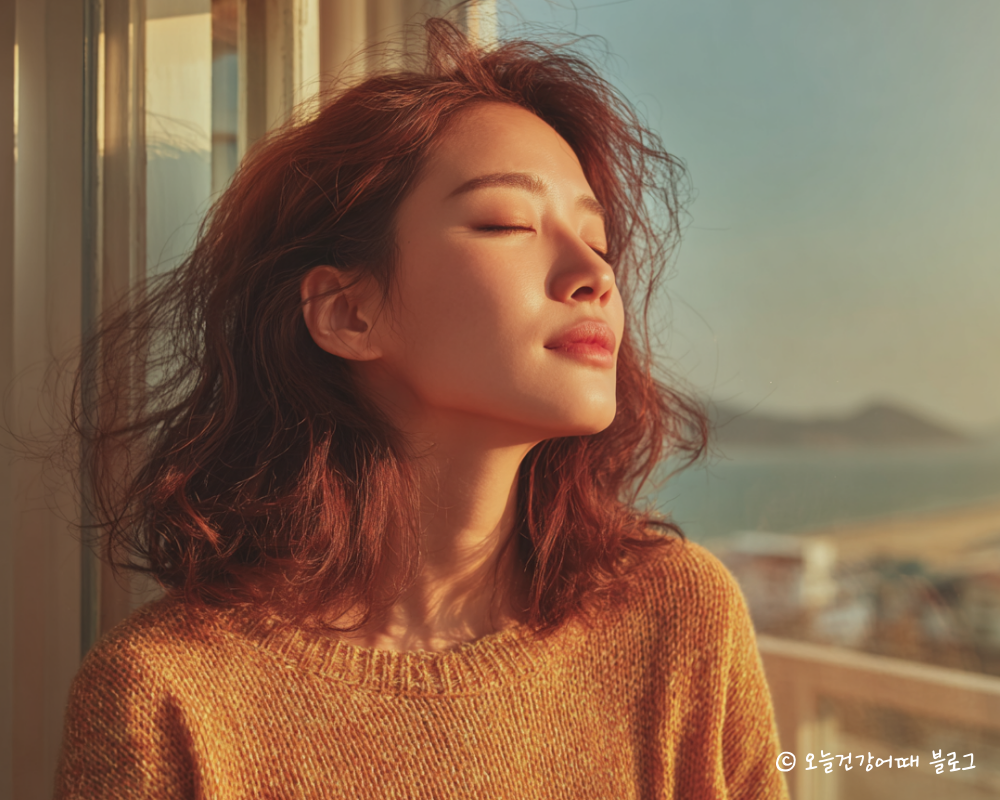 겨울 감기 예방, 햇볕 노출, 비타민D, 환기