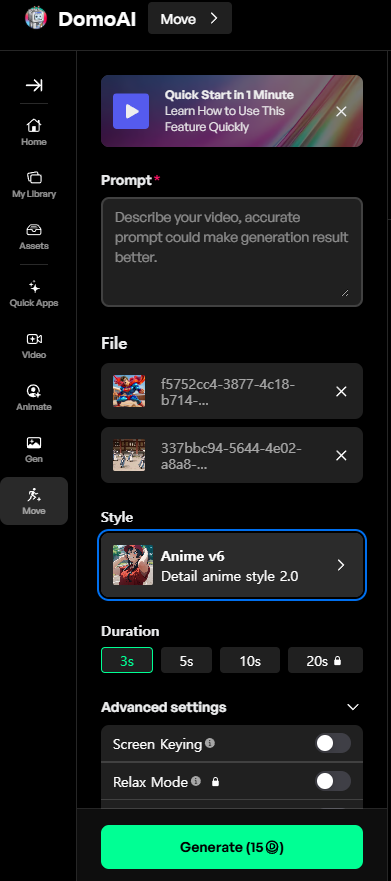드라마 짤 영상, 애니메이션 캐릭터 모션 변환하는 방법 (Domo AI 활용법) AI로 밈 영상을 애니메이션 변환 지브리 스타일