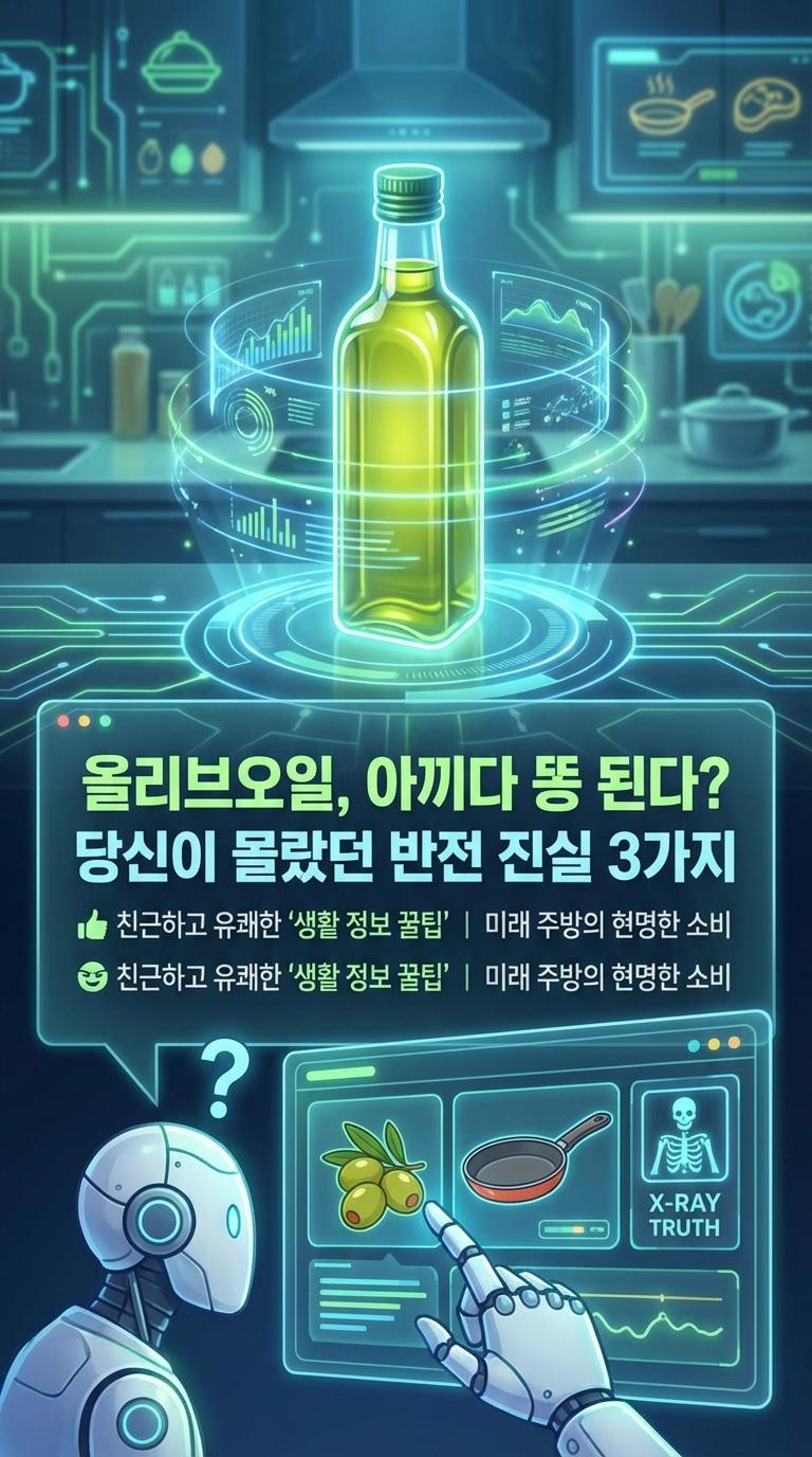 고품질 엑스트라 버진 올리브오일의 매력