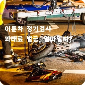 이륜차 정기검사 과태료 벌금, 얼마일까
