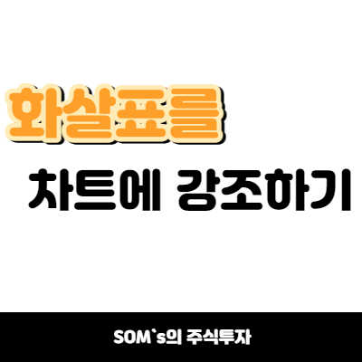화살표 수식 차트에 강조하기 - 똥침 차트 만들기