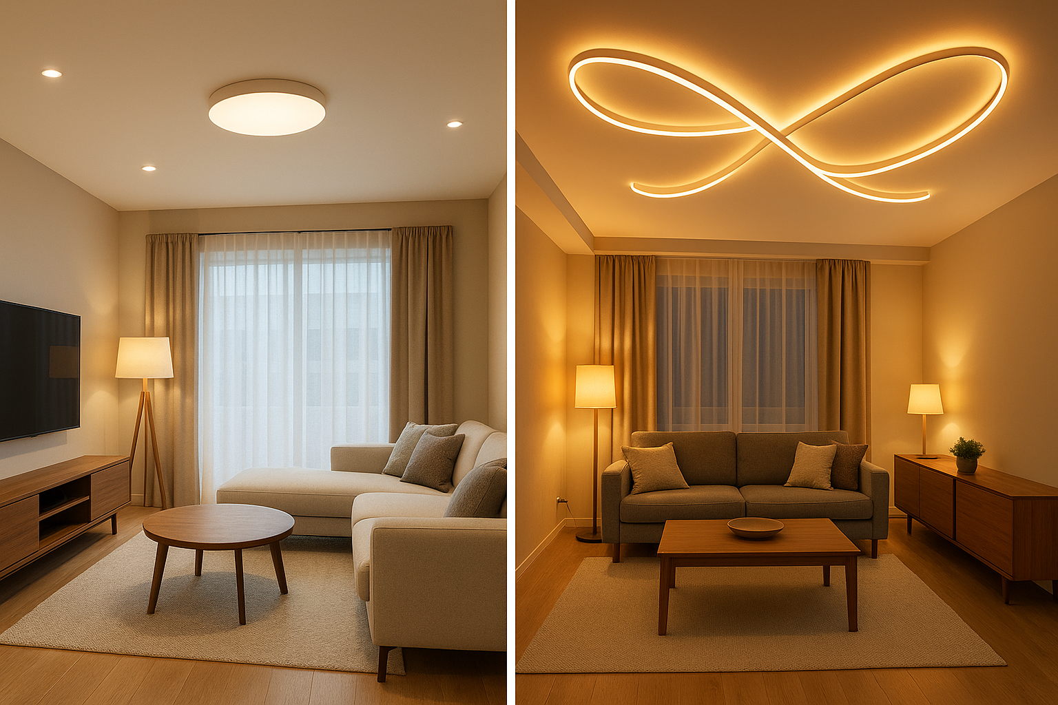 아파트 거실 조명