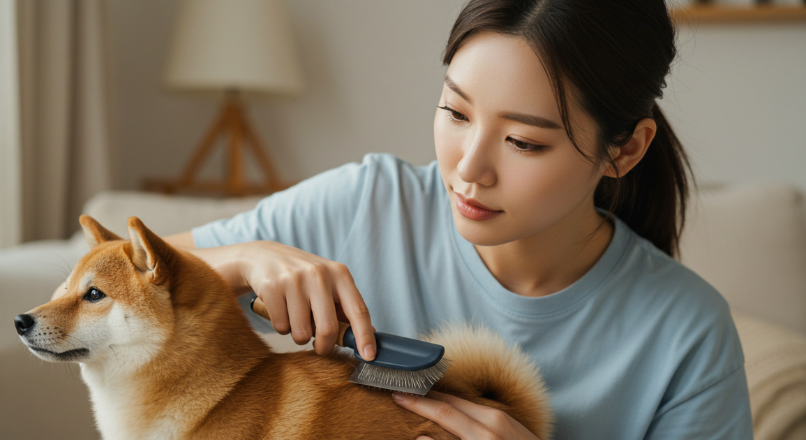 ๋ฐ๋ ค๋๋ฌผ ํธ ๊ด๋ฆฌํด์ฃผ๋ ์ฌ์ฑ ์ด๋ฏธ์ง