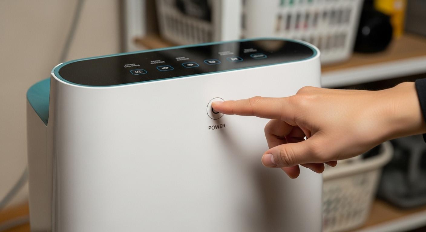 제습기 껐다켰다