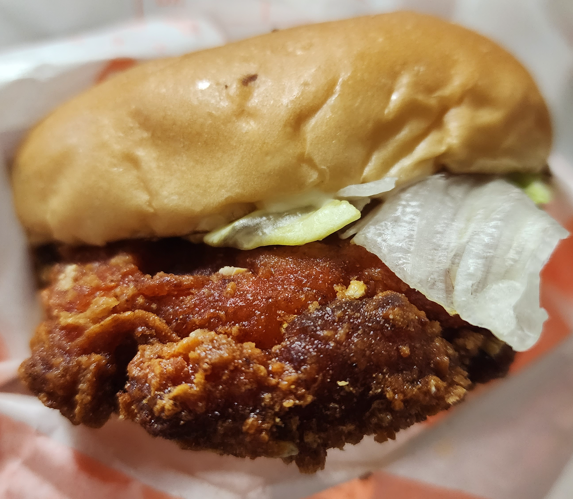 버거킹 치킨킹 버거의 맛있는 전면사진