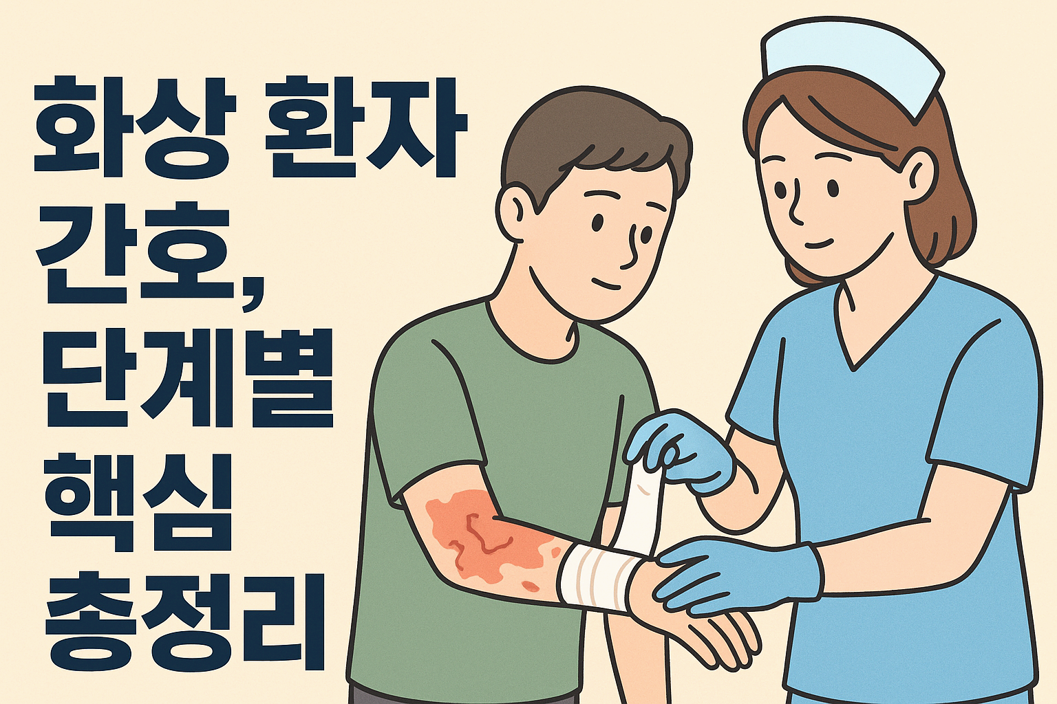 응급부터 재활까지! 화상 환자 간호 단계별 완전 정리