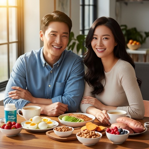 건강한 모발을 위한 비오틴·콜라겐 섭취의 중요성