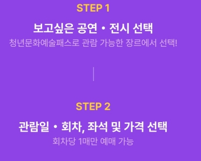 청년문화예술패스 사용법1