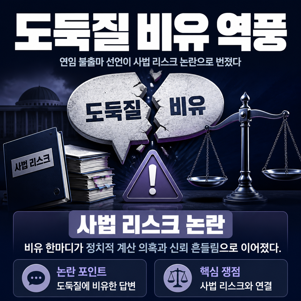 도둑질 비유 역풍