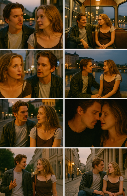 사랑에 빠진 두 사람의 모습