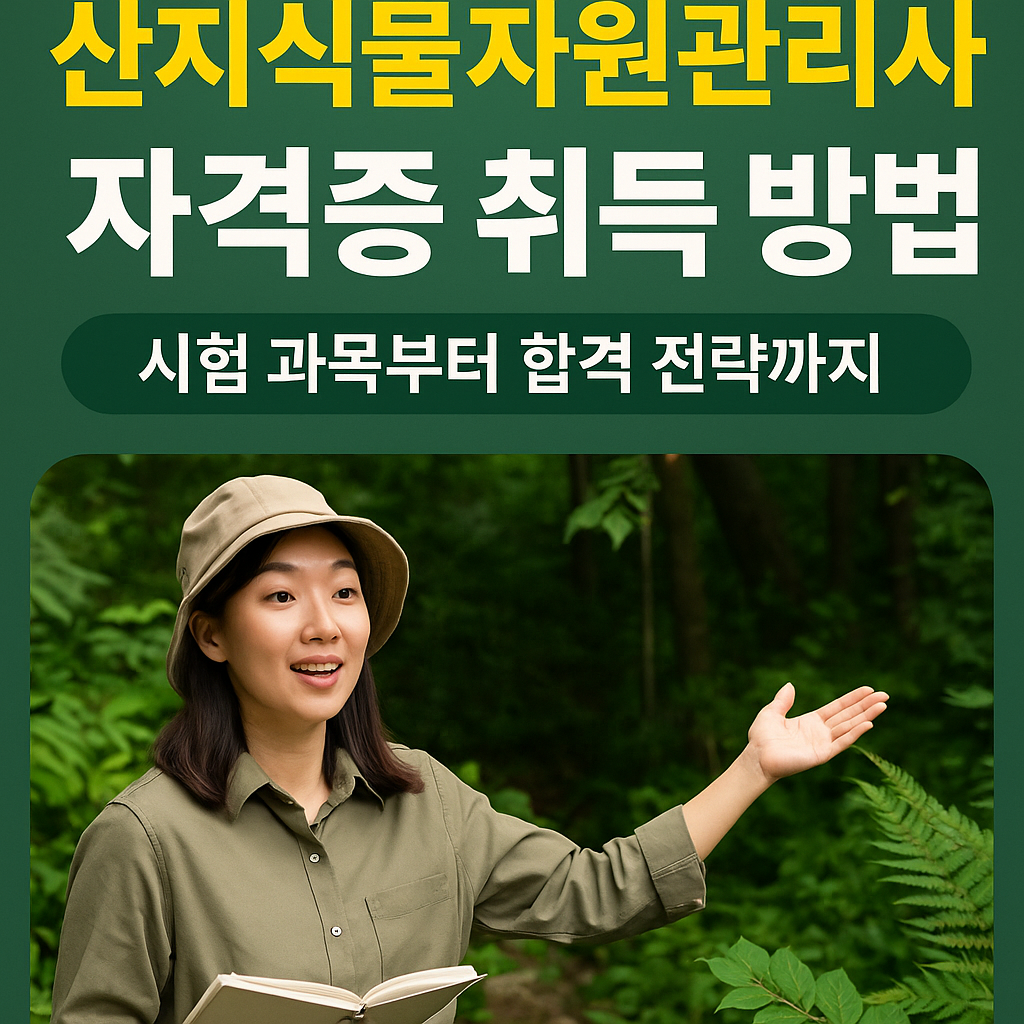 산지식물자원관리사