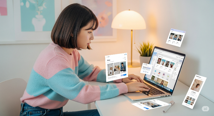 블로그 디자인 툴을 활용하는 블로거