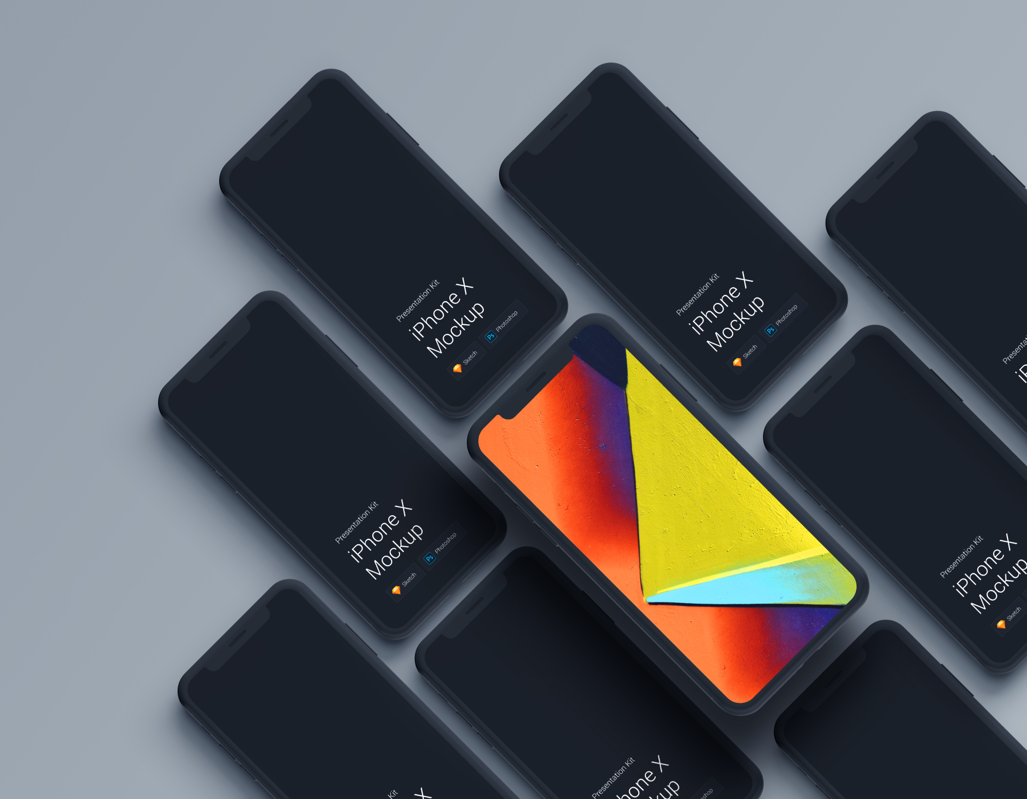 아이폰 X 목업 번들 번들형태 (2)