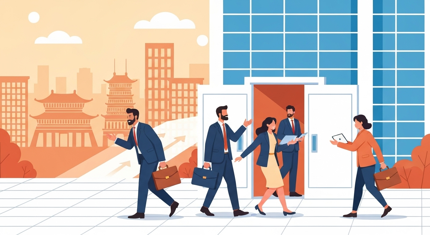 외국인 투자자들에게 다시 문열린 한국과 관련된 이미지