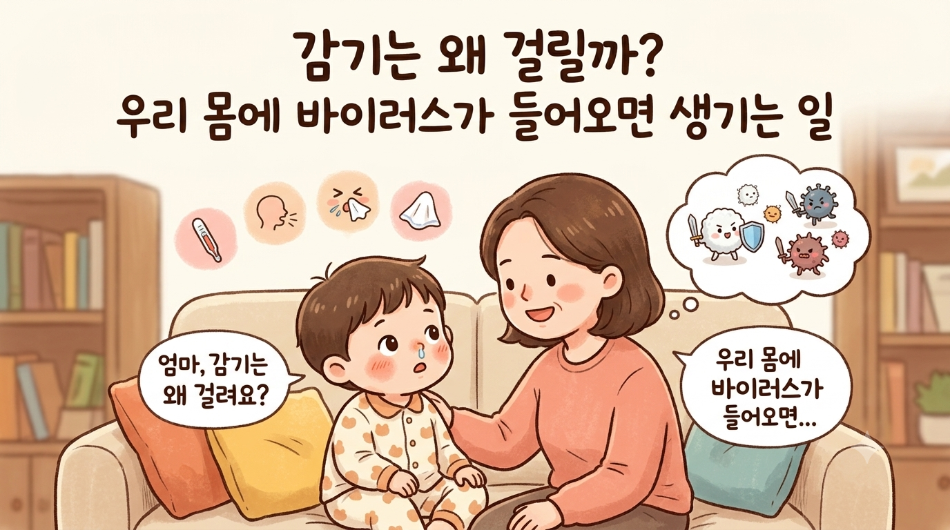 감기는 왜 걸릴까? 우리 몸에 바이러스가 들어오면 생기는 일