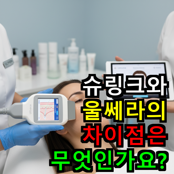 슈링크와 울쎄라의 차이점은 무엇인가요?