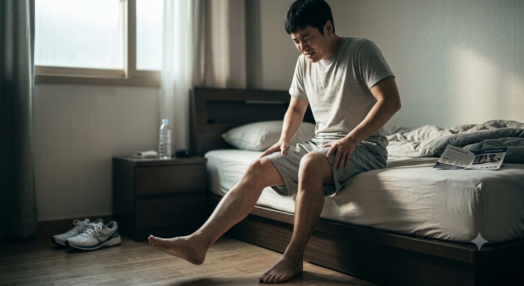 운동을 처음 시작하고 근육통 때문에 그만둘 뻔했습니다
