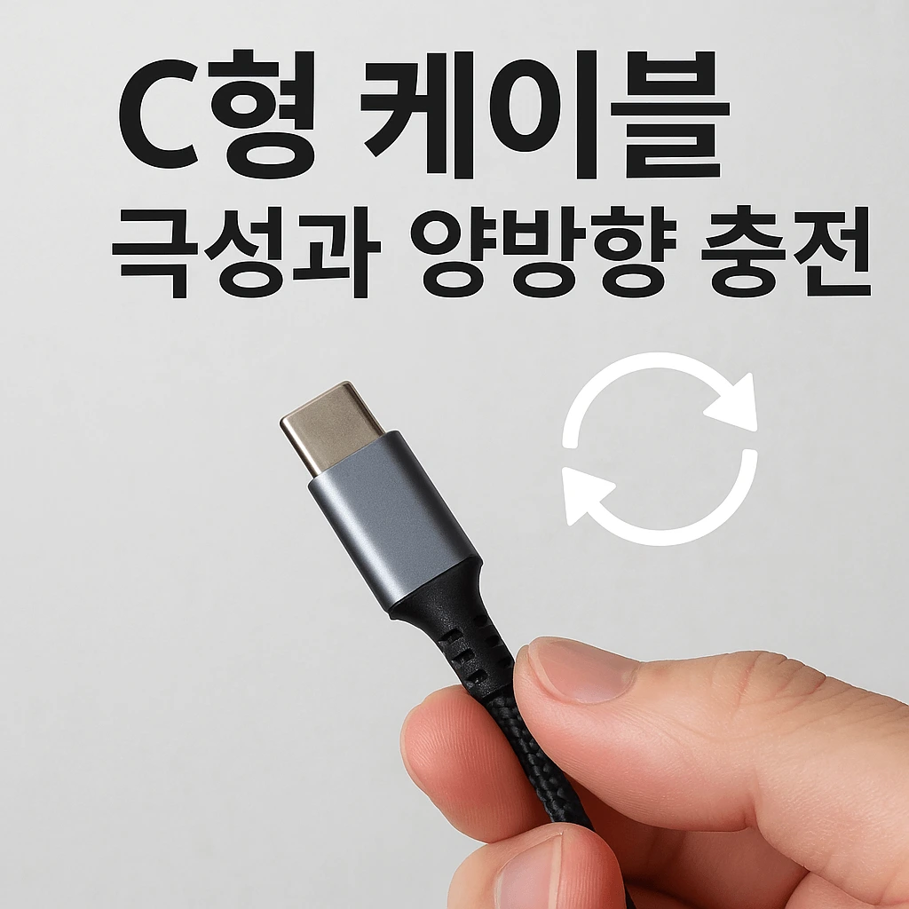 C형 케이블 극성과 양방향 충전