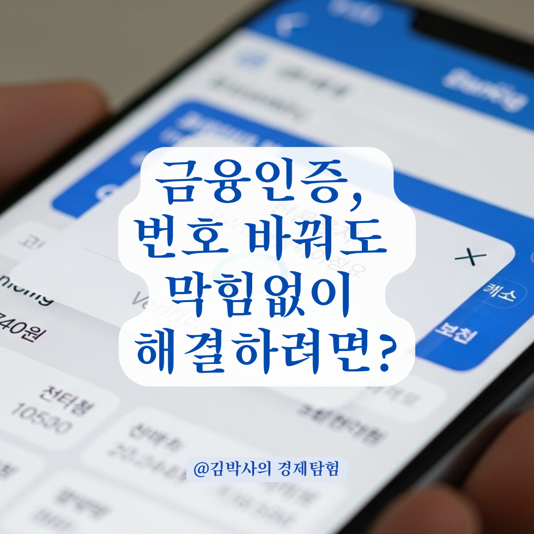전화번호 변경 후 금융인증 막힘 없이 처리하는 방법 총정리.